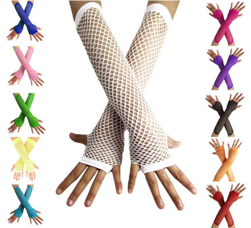 Translation missing: pt-PT.Guantes de Red Largos de 27 cm en varios colores