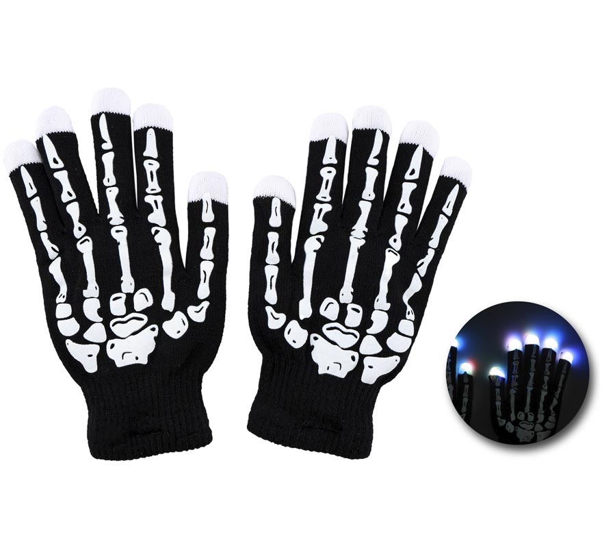 Translation missing: pt-PT.Guantes Esqueleto Led Adulto