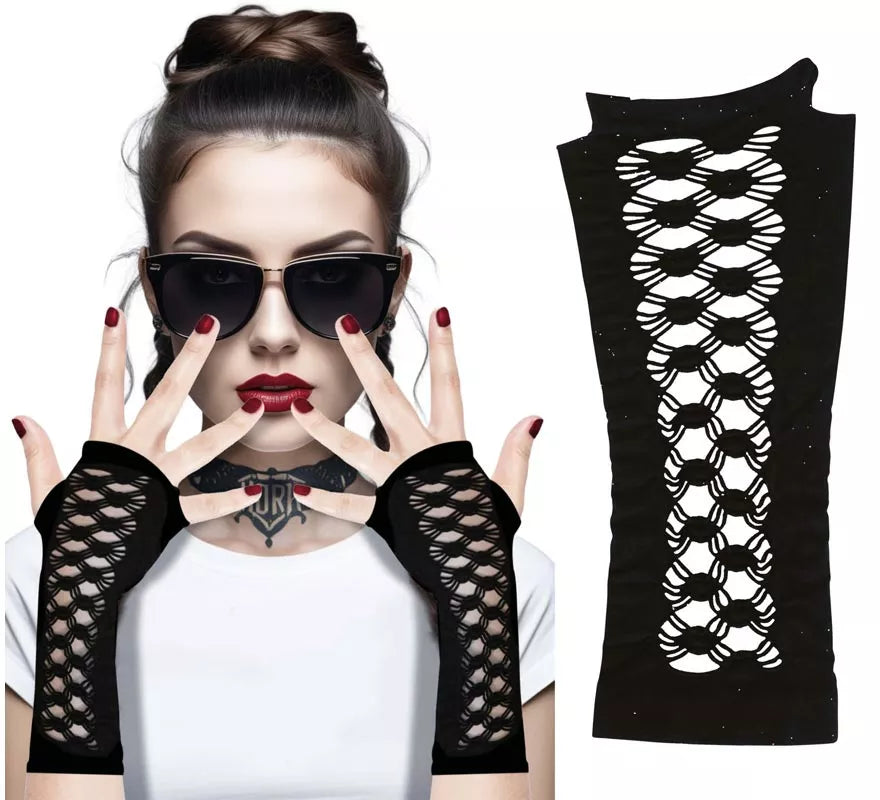Guantes Góticos negros