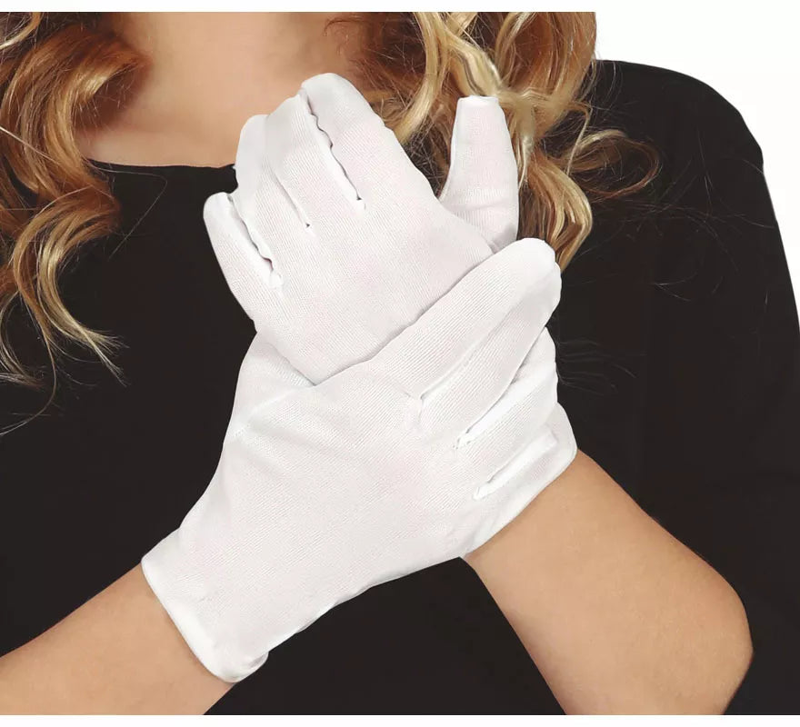Translation missing: pt-PT.Guantes infantiles blancos