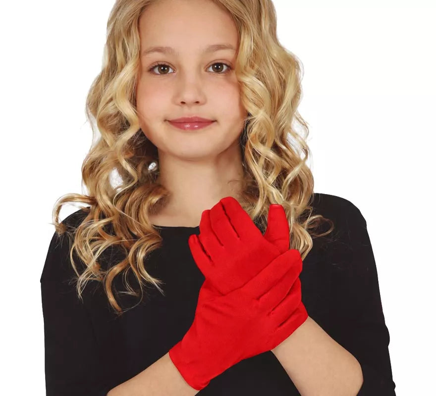 Translation missing: pt-PT.Guantes infantiles rojos
