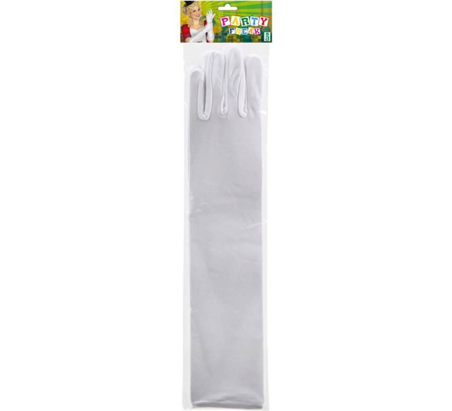 Translation missing: pt-PT.Guantes largos Blancos 40 cm
