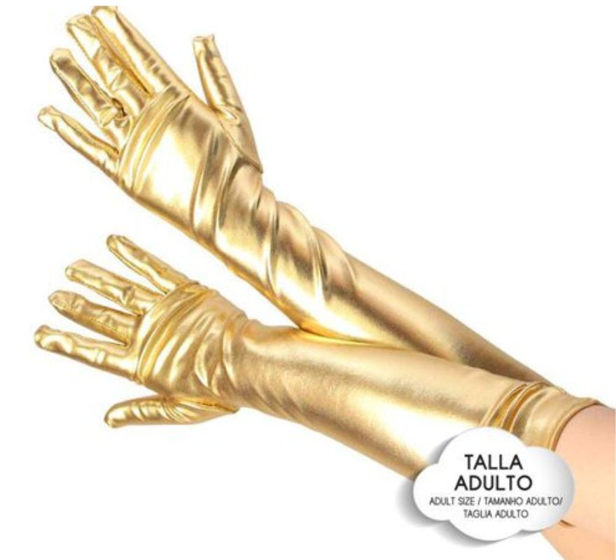 Translation missing: pt-PT.Guantes Largos Metalizados para adultos en varios colores