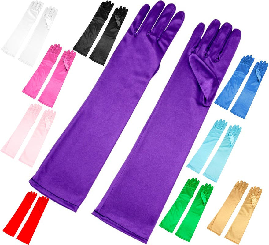 Translation missing: pt-PT.Guantes Largos Satén para adultos en varios colores