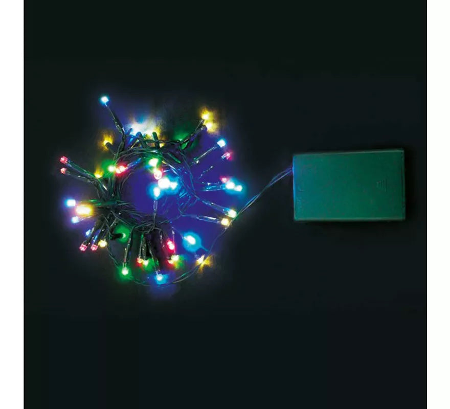 Translation missing: pt-PT.Guirnalda 96 Led Multicolor Exterior Multifunción Funciona a Pilas
