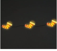 Garland com 20 Botas Led de Papai Noel
