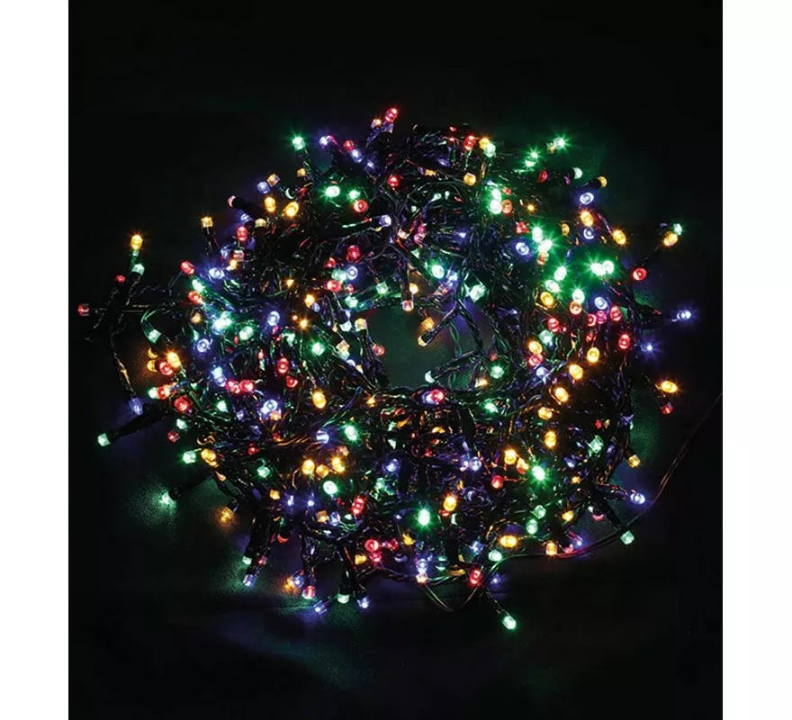 Translation missing: pt-PT.Guirnalda de 100 Led Multicolor Multifunción para Exterior