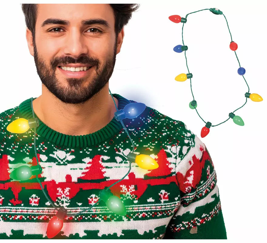 Translation missing: pt-PT.Guirnalda de 13 Leds multicolor a pilas circular