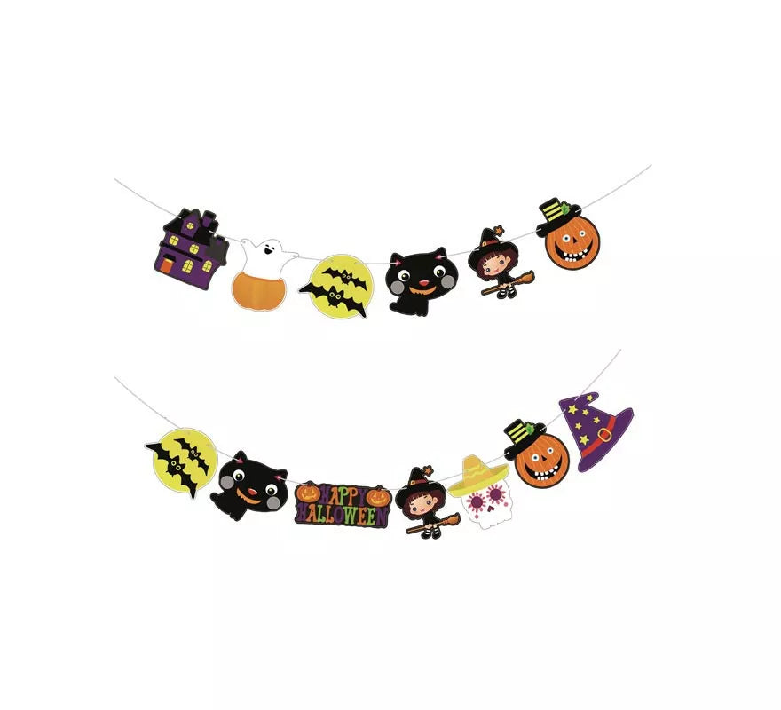 Translation missing: pt-PT.Guirnalda de Caricaturas niños Halloween de3 m