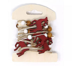Red Deer Garland Wood 200 cm