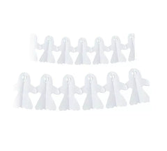 Guirlanda fantasma branca de Halloween de 3 m