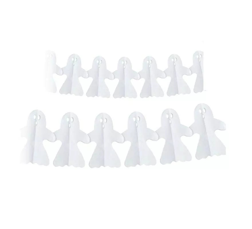 Translation missing: pt-PT.Guirnalda de Fantasma blanco Halloween de 3 m