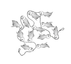 Guirlanda Fantasma Branca de 150 cm
