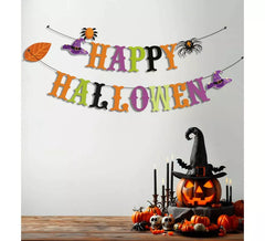 3m Feliz Halloween Aranha e Guirlanda de Bruxa