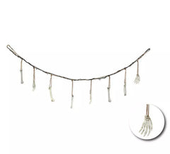 Guirlanda de esqueleto para mãos e pés de 180 cm