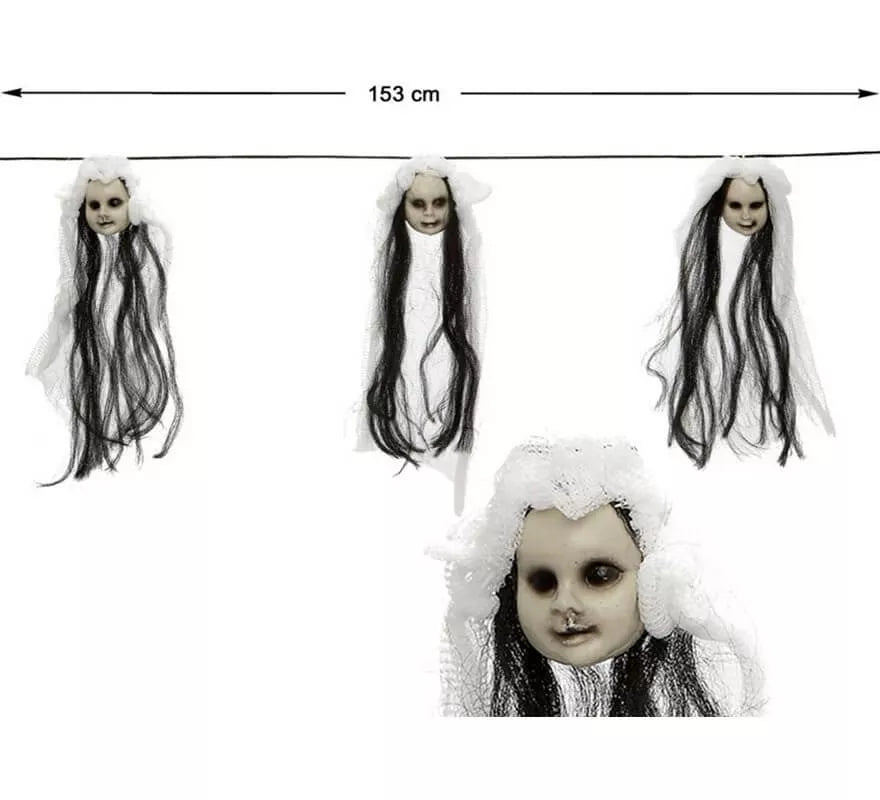 Translation missing: pt-PT.Guirnalda de Muñecas Poseídas de 153 cm