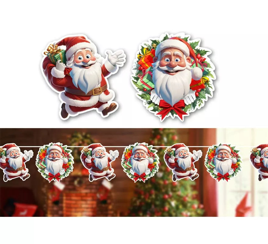 Translation missing: pt-PT.Guirnalda de Papá Noel de 300x16 cm