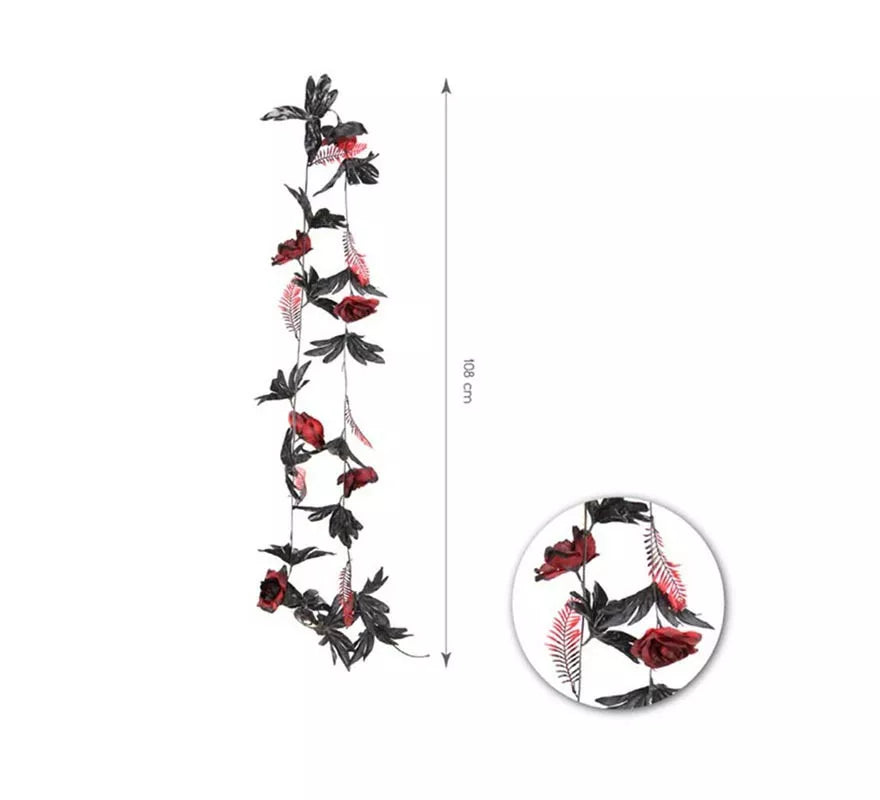 Guirnalda de Rosas de 2,15 mts