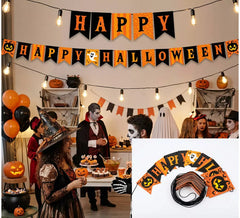 Grinalda 'Feliz Halloween' de 300 cm 20x15 cm