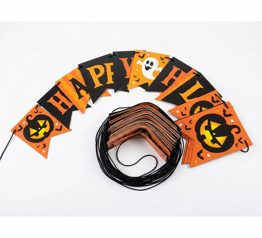 Translation missing: pt-PT.Guirnalda 'Happy Halloween' de 300 cm 20x15 cm