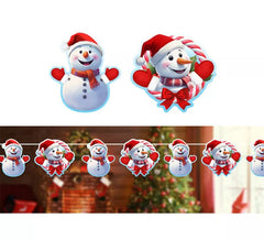 Guirlanda de boneco de neve de 300 cm