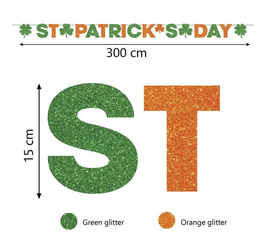 Translation missing: pt-PT.Guirnalda 'San Patrick' de 300 cm
