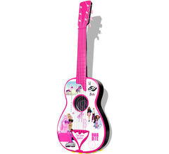 Guitarra Barbie de 6 cordas com estojo
