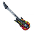 Guitarra de Rockero llamas hinchable de 90 cm