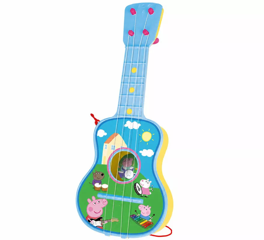 Translation missing: pt-PT.Guitarra Peppa Pig con 4 Cuerdas en Estuche