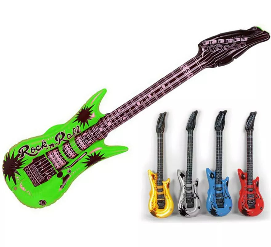 Translation missing: pt-PT.Guitarra Rock Hinchable de 90 cm en colores surtidos