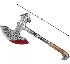 Machado Medieval de 53 cm com Sangue
