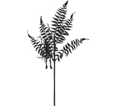 Samambaia artificial preta de 60 cm