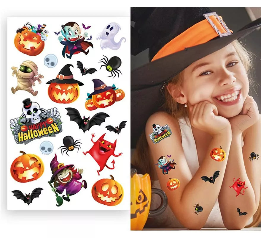 Translation missing: pt-PT.Hoja Tatuajes Halloween coloridos