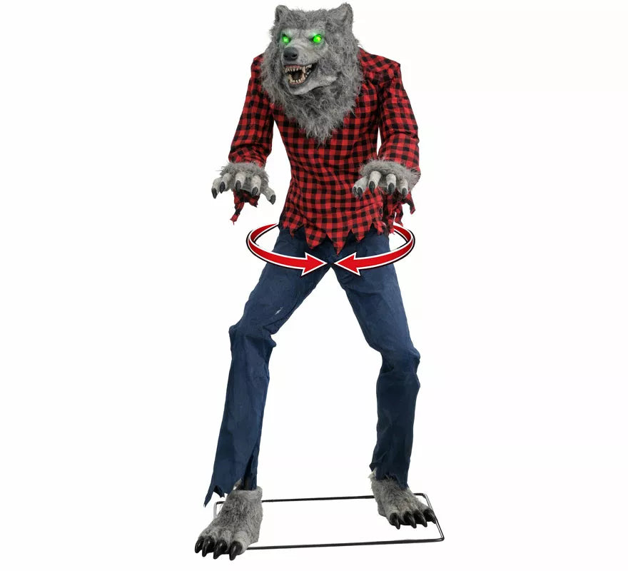 Translation missing: pt-PT.Hombre Lobo con Luz, Sonido y Movimiento de 205 cm