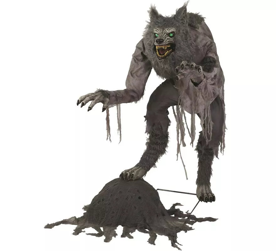 Translation missing: pt-PT.Hombre Lobo gris con luz y movimiento de 1,5 m