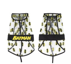 Capa de chuva ajustável para cachorro do Batman