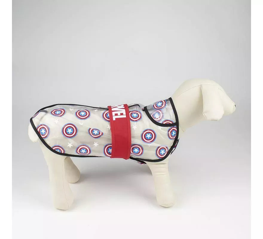 Translation missing: pt-PT.Impermeable Ajustable para Perro de Capitan America