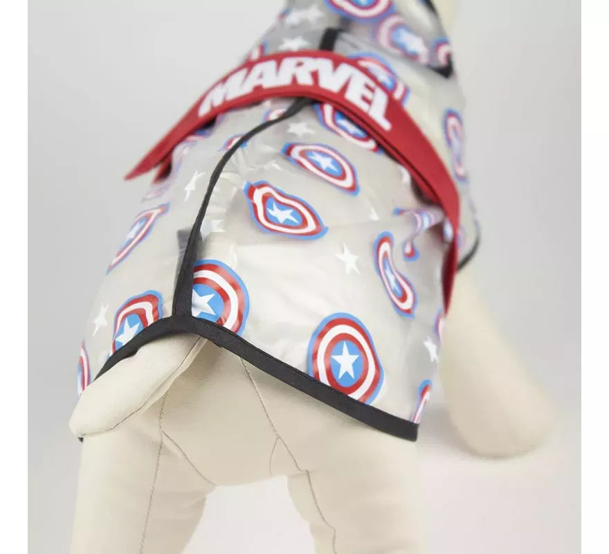 Translation missing: pt-PT.Impermeable Ajustable para Perro de Capitan America