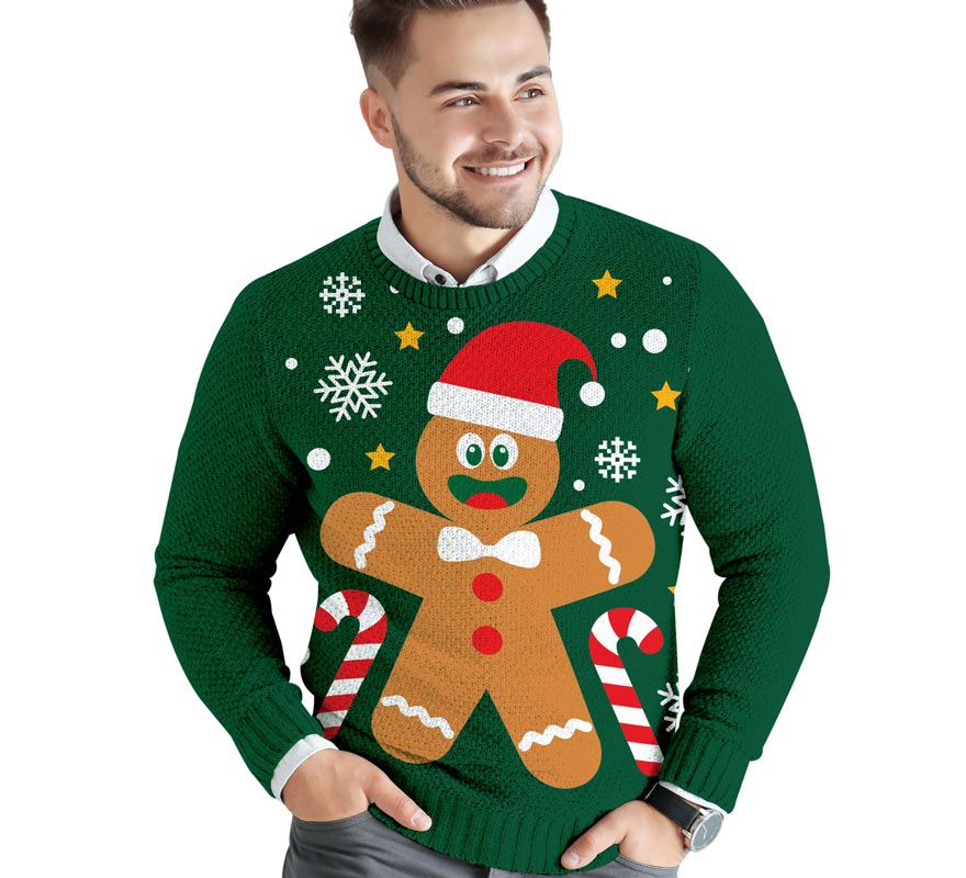 Translation missing: pt-PT.Jersey Navidad Galleta Jengibre para hombre