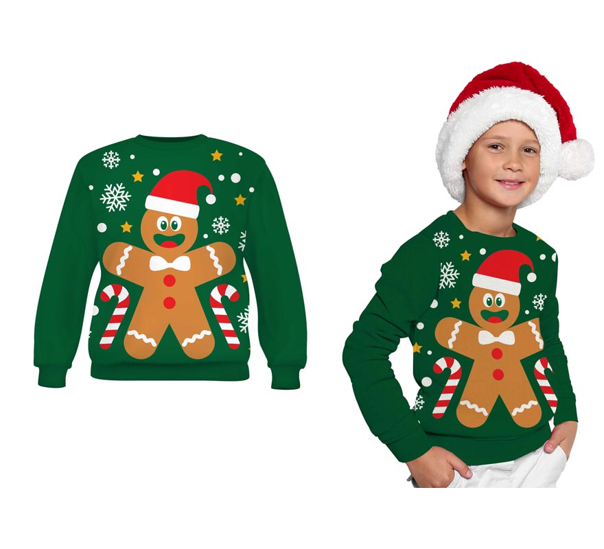 Translation missing: pt-PT.Jersey Navidad Galleta Jengibre para niños
