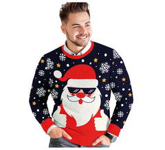 Suéter legal de Natal do Papai Noel para homens