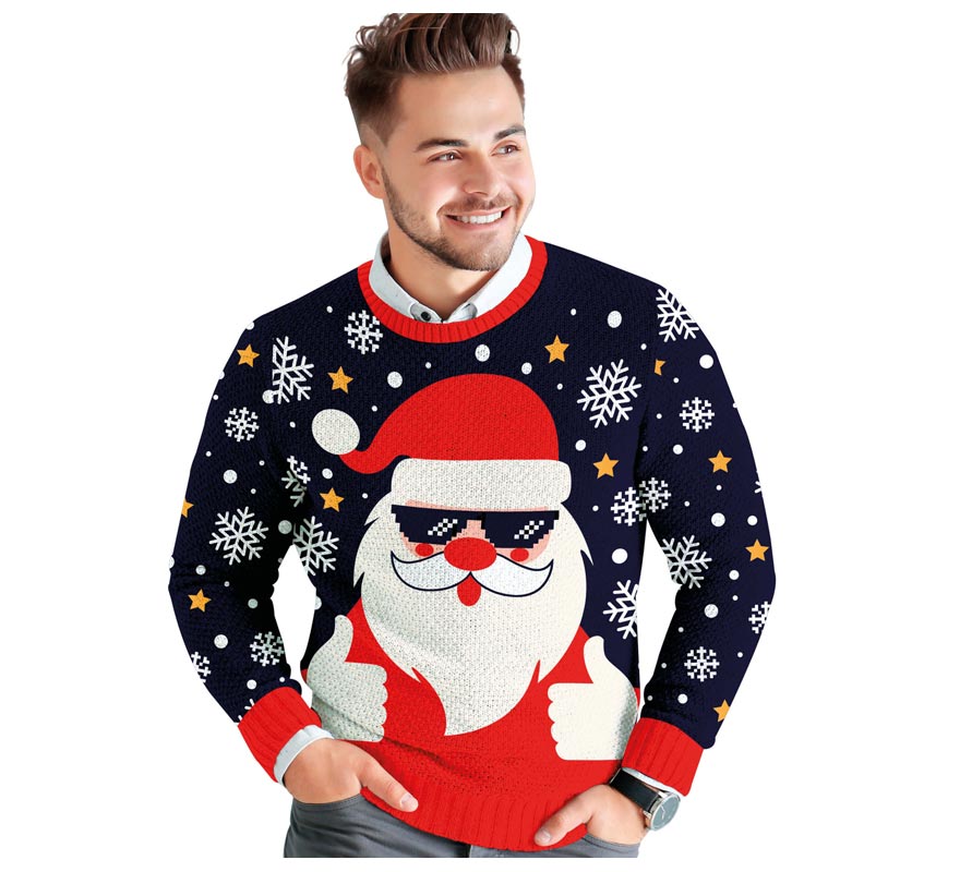 Translation missing: pt-PT.Jersey Navidad Papá Noel cool para hombre