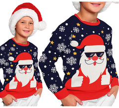 Suéter legal de Natal do Papai Noel para crianças