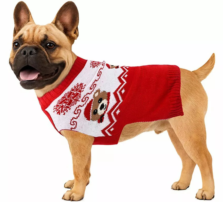 Translation missing: pt-PT.Jersey Navideño de Ositos para perro