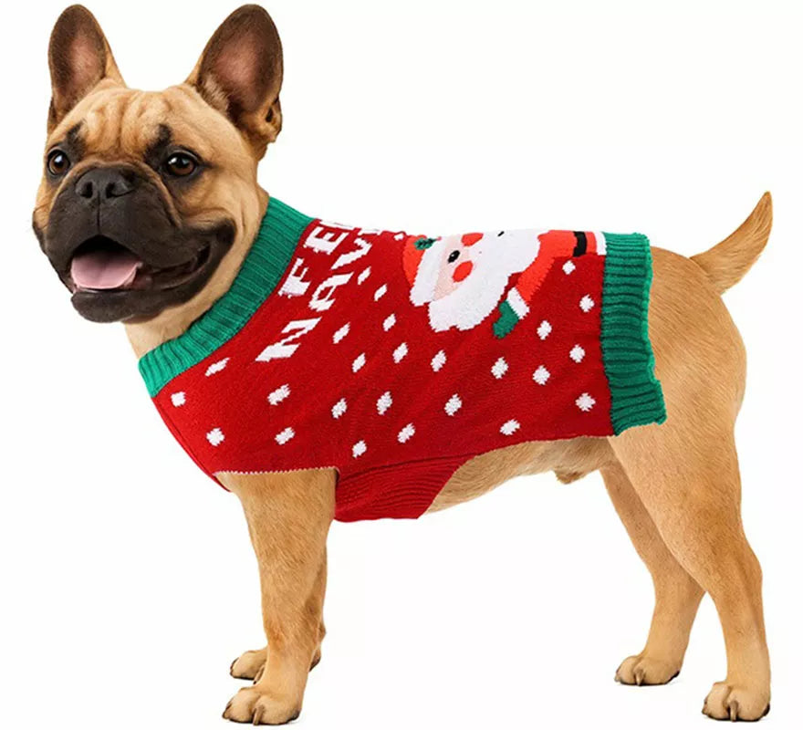 Translation missing: pt-PT.Jersey Navideño de Papá Noel para perro