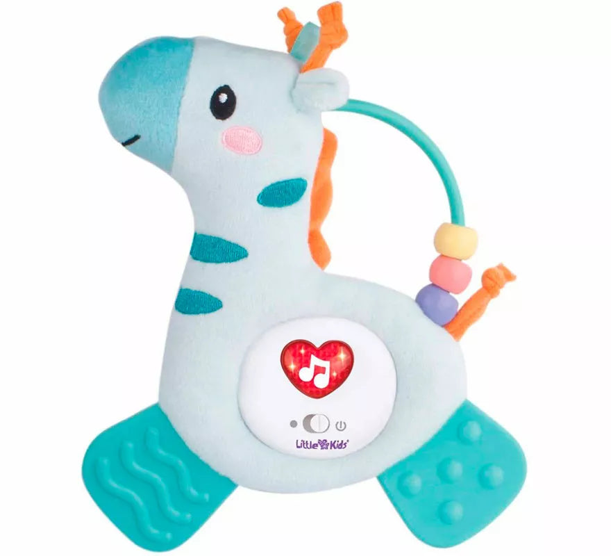 Translation missing: pt-PT.Jirafa Musical azul con Luz y Sonido de 24 cm