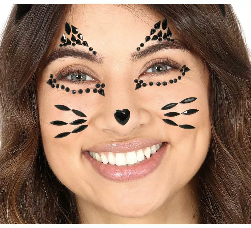 Translation missing: pt-PT.Joyas Faciales Adhesivas de Gatita