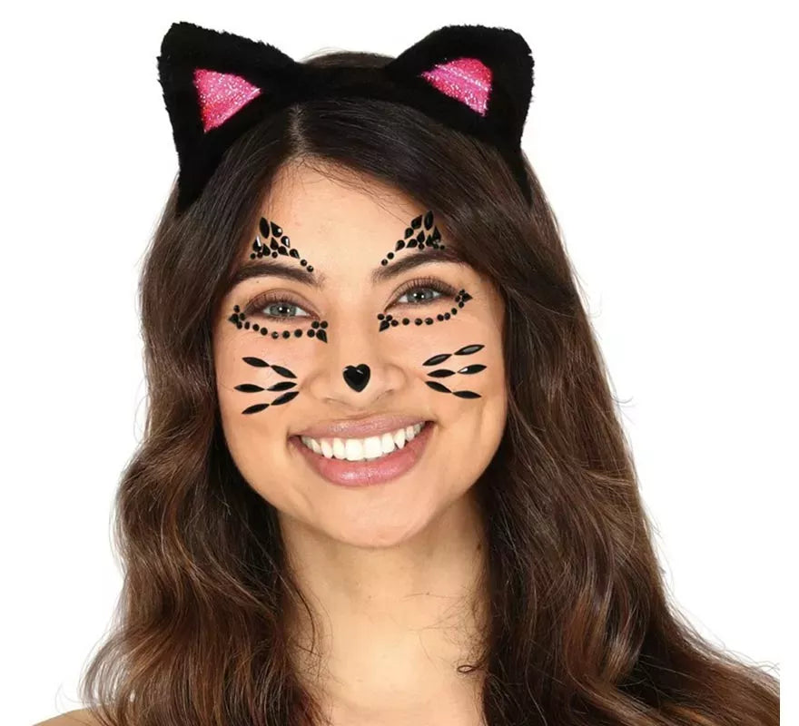 Translation missing: pt-PT.Joyas Faciales Adhesivas de Gatita