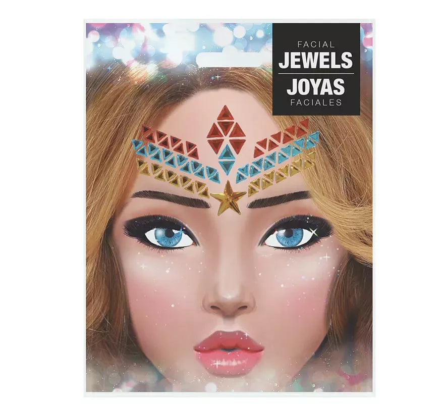 Joyas Faciales Adhesivas de Súper Heroína