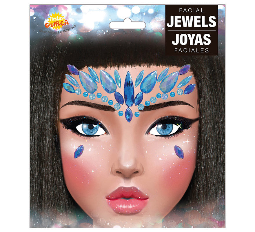 Translation missing: pt-PT.Joyas Faciales Azules Adhesivas